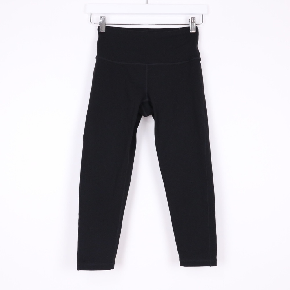 Prana Cropped Black Leggings